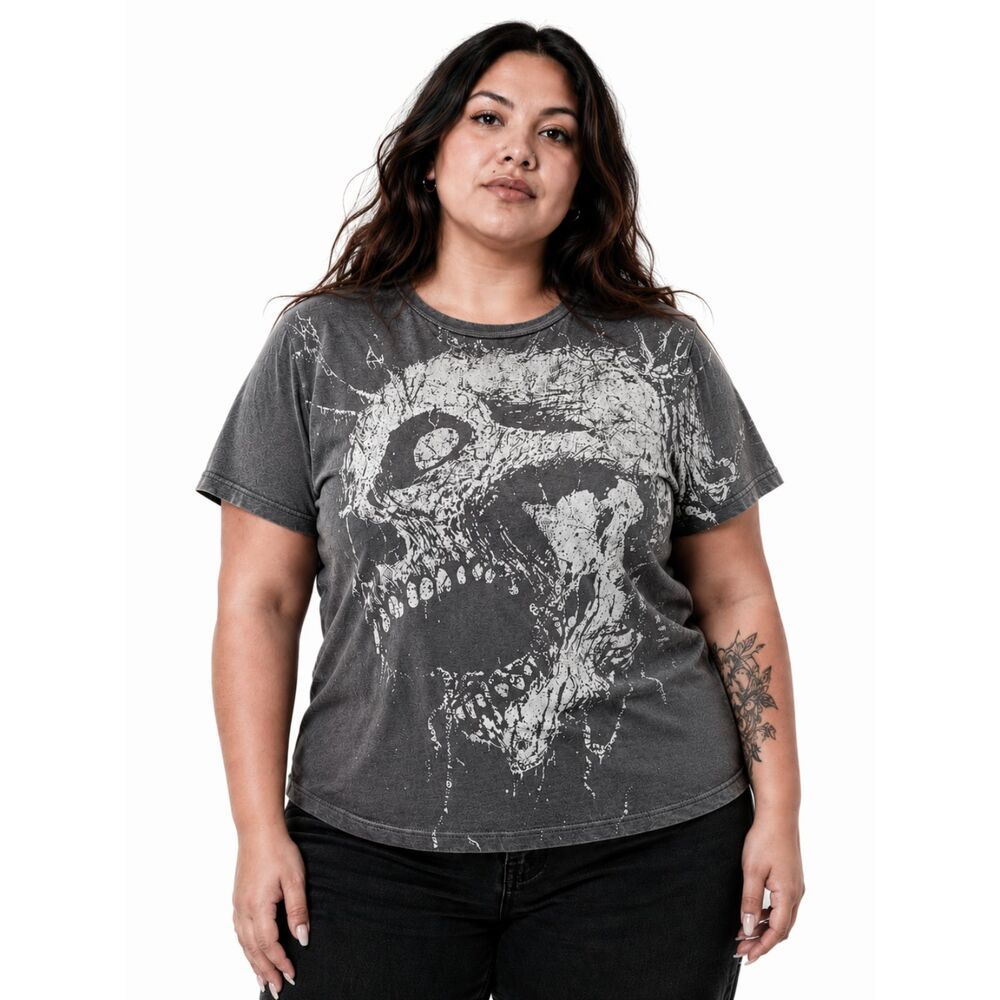 Hot Topic Skull Graphic Tee XL